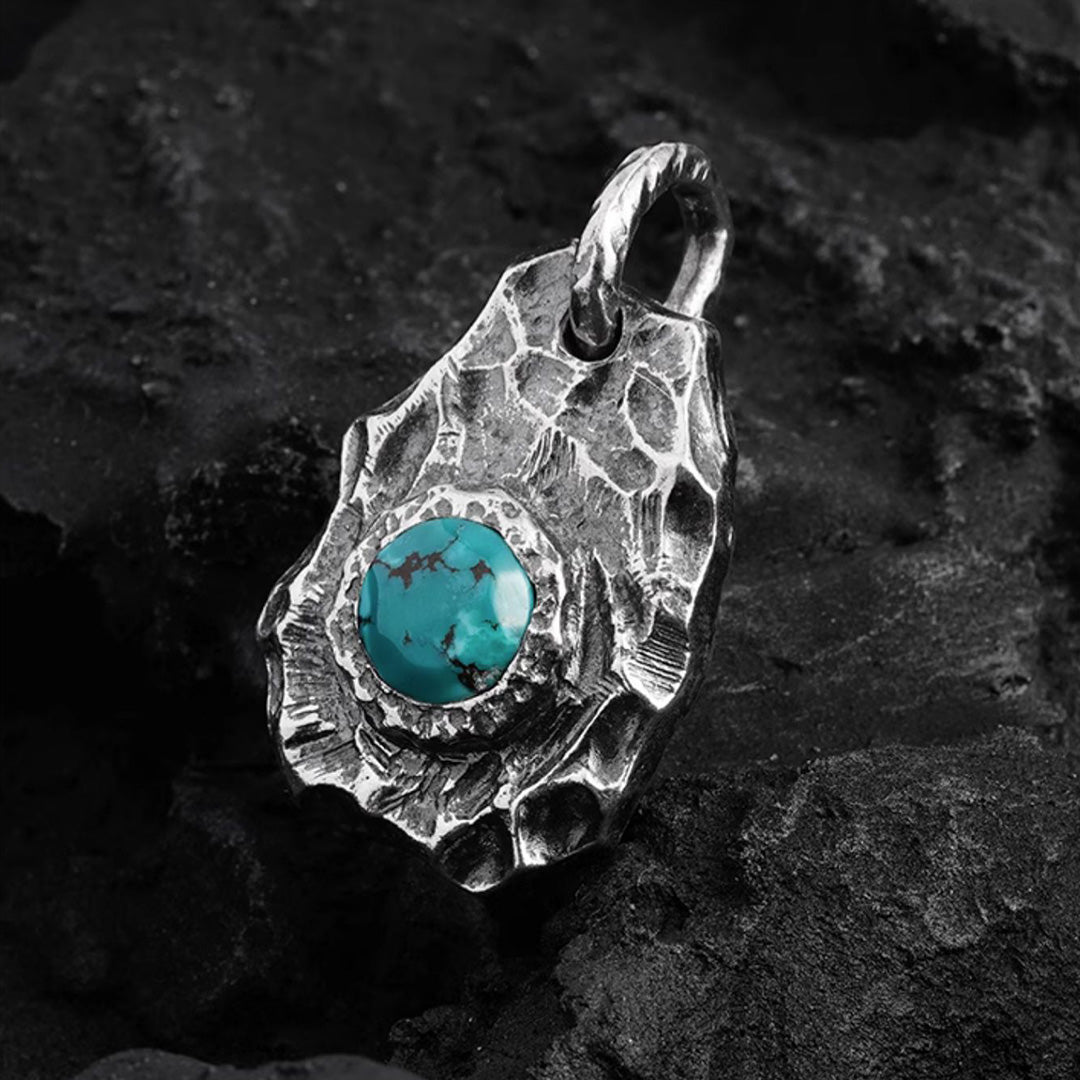 Wild Soul Turquoise Pendant in Sterling Silver
