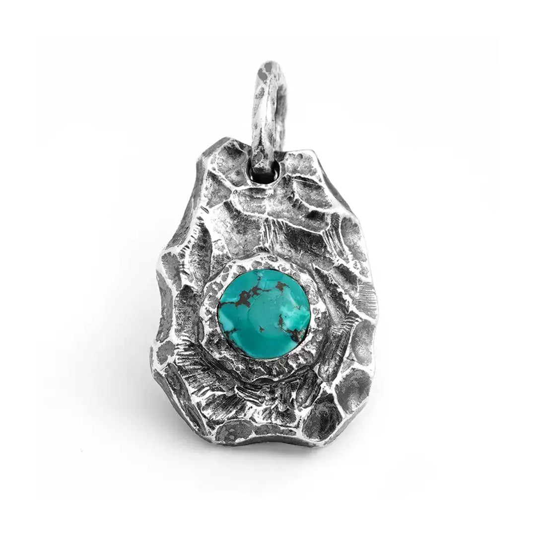 Wild Soul Turquoise Pendant in Sterling Silver