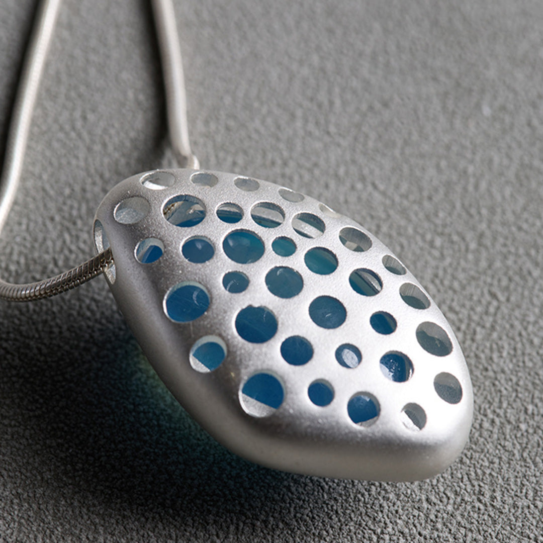 Ocean Charm Limited Aquamarine Crystal Pendant