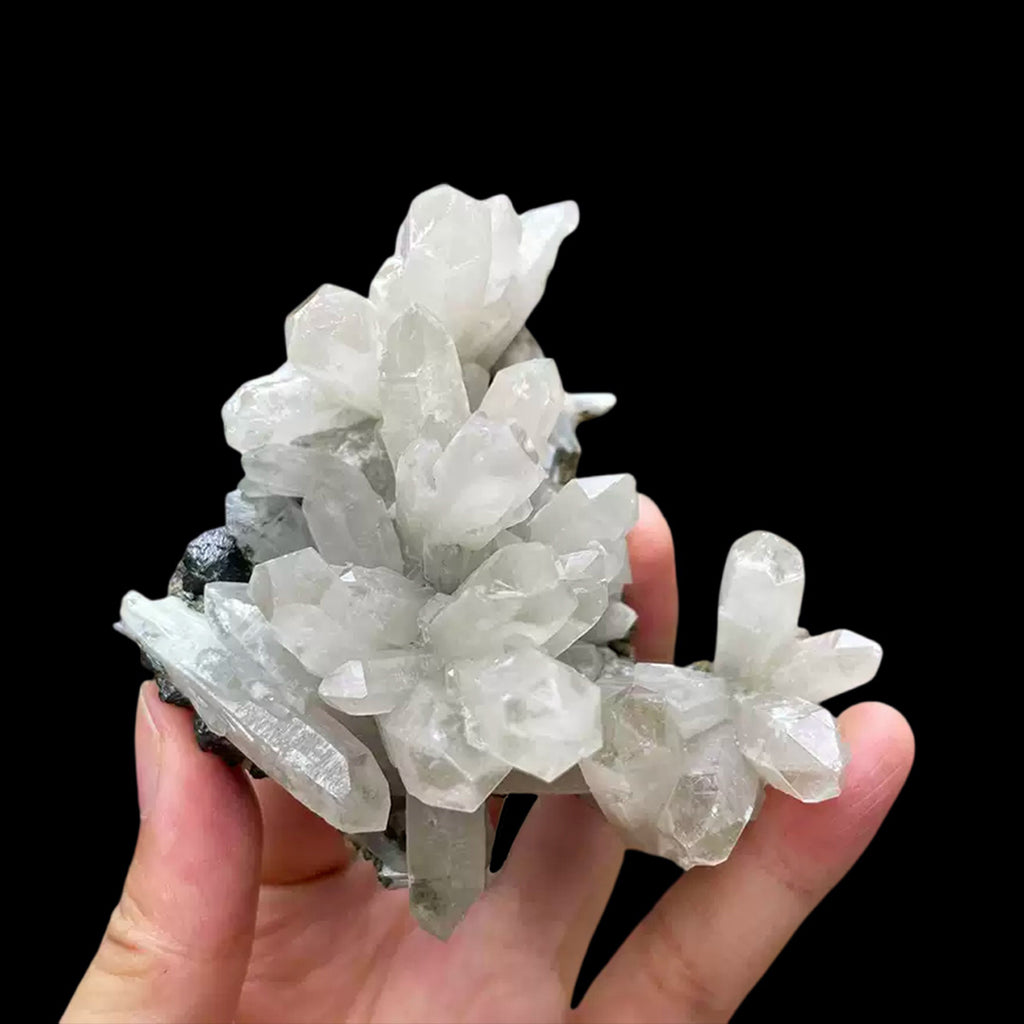 189.8g Authentic Inner Mongolia Clear Quartz Cluster