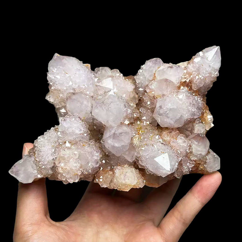 674g Rare Cactus Amethyst Cluster Mineral Specimen with Spiritual Energy