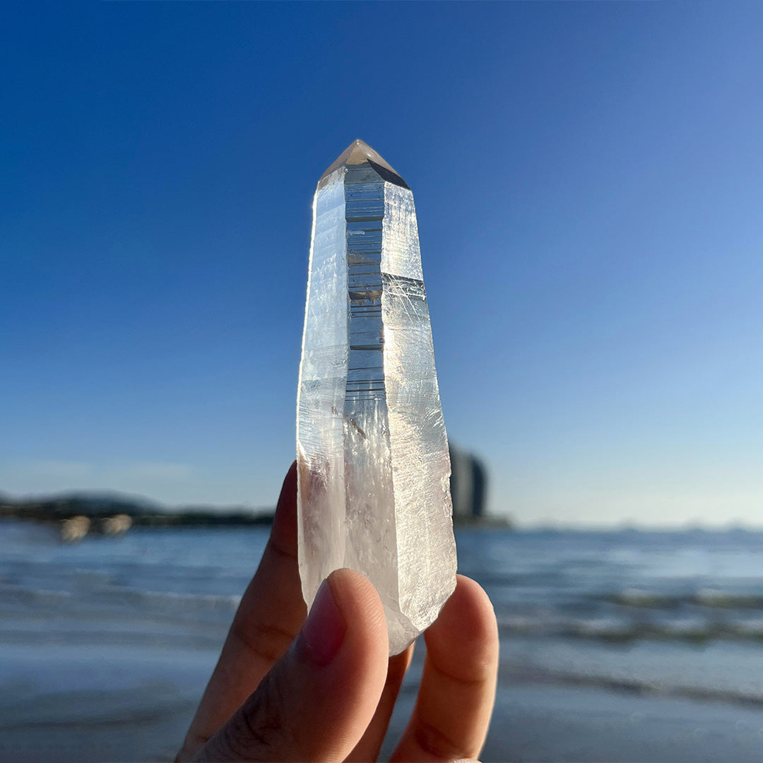 94g Lemurian Laser Quartz Akashic Infinite Energy Wand
