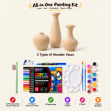Paint Your Own Wooden Vase Set Kit
