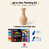 Paint Your Own Wooden Vase Set Kit