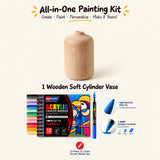Paint Your Own Wooden Vase Set Kit