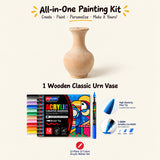 Paint Your Own Wooden Vase Set Kit